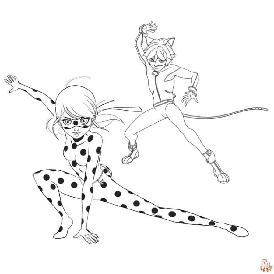 Ladybug coloring pages