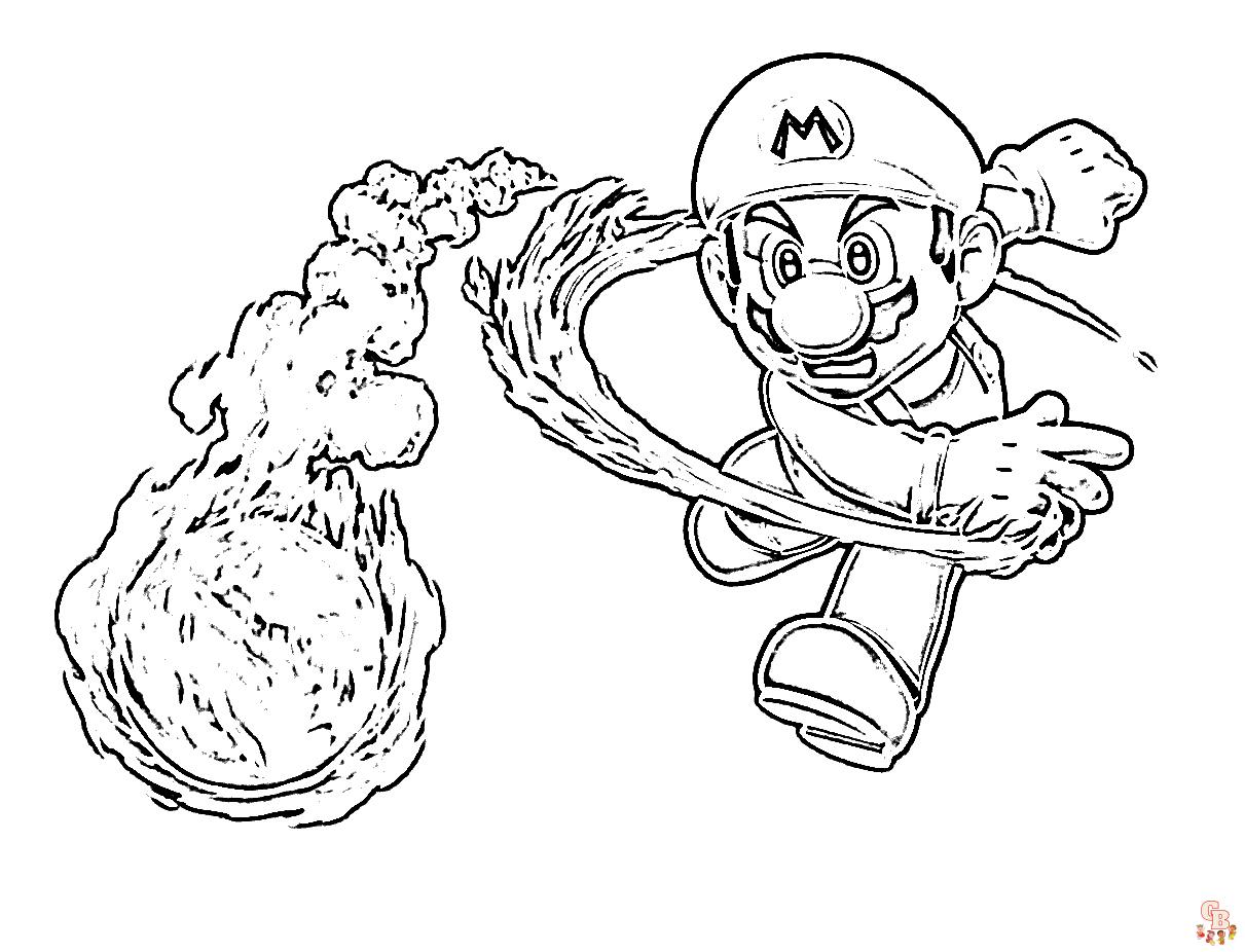 Free Mario Coloring Pages For Kids 22