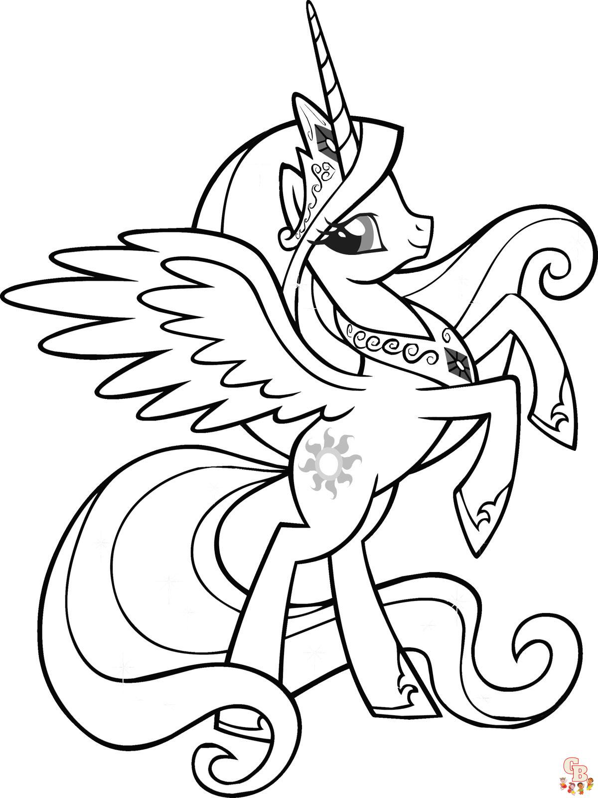 My Little Pony coloring pages for kids 2