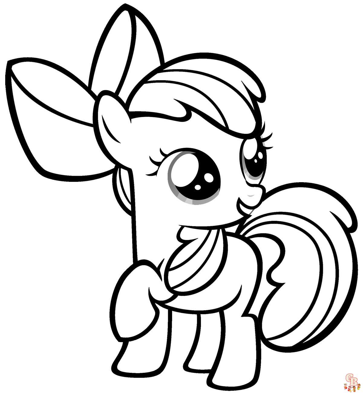 My Little Pony coloring pages for kids 4