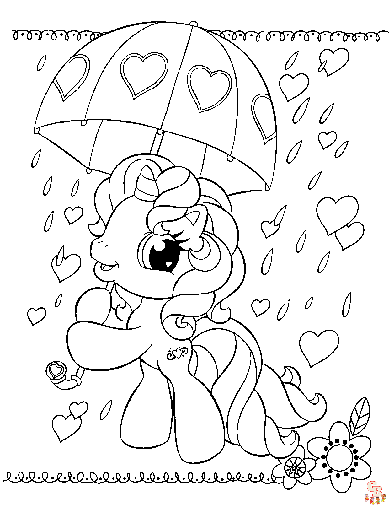 My Little Pony coloring pages for kids 8