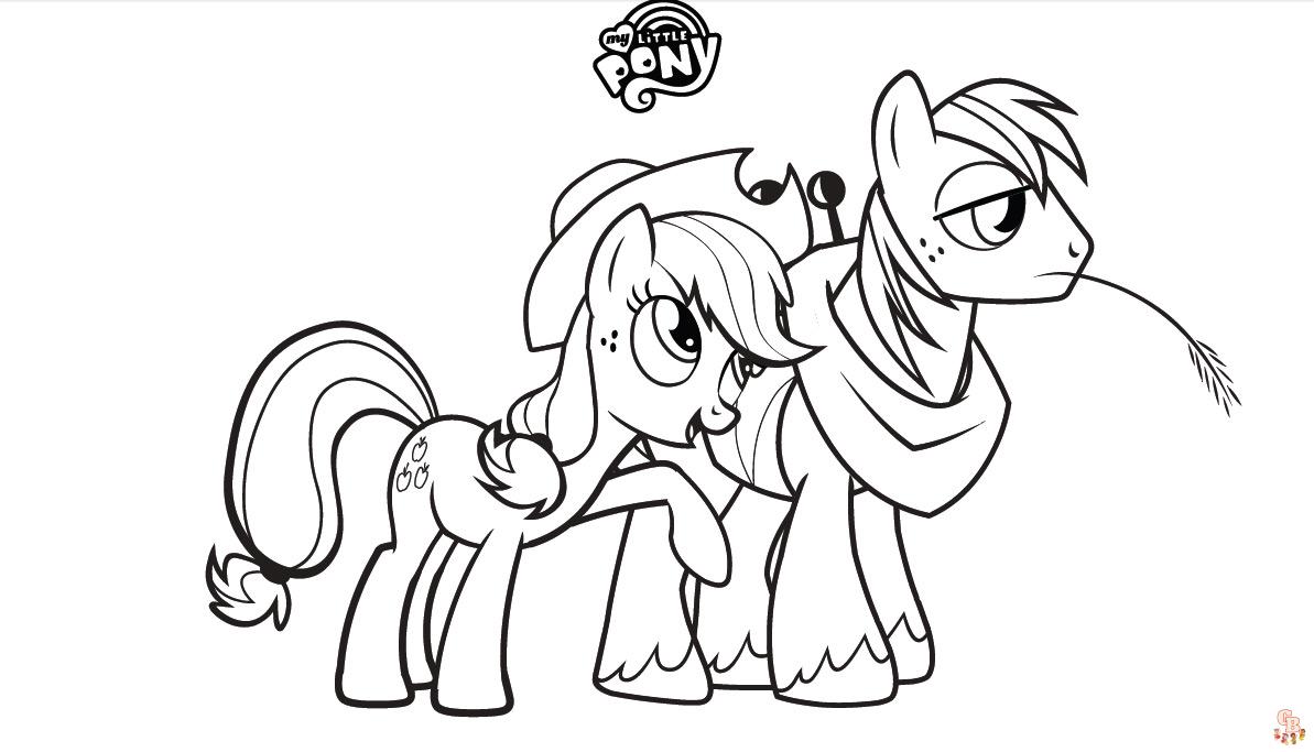 My Little Pony coloring pages for kids 16