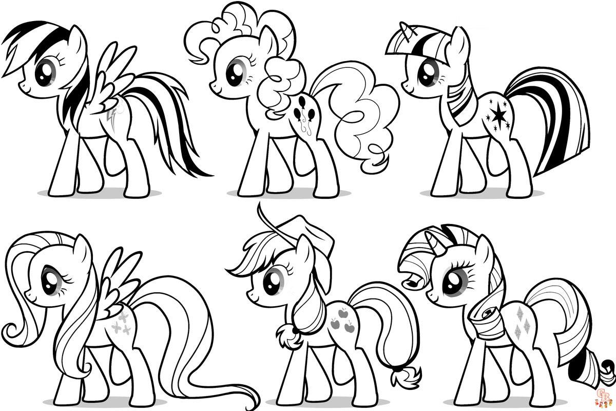 My Little Pony coloring pages for kids 19