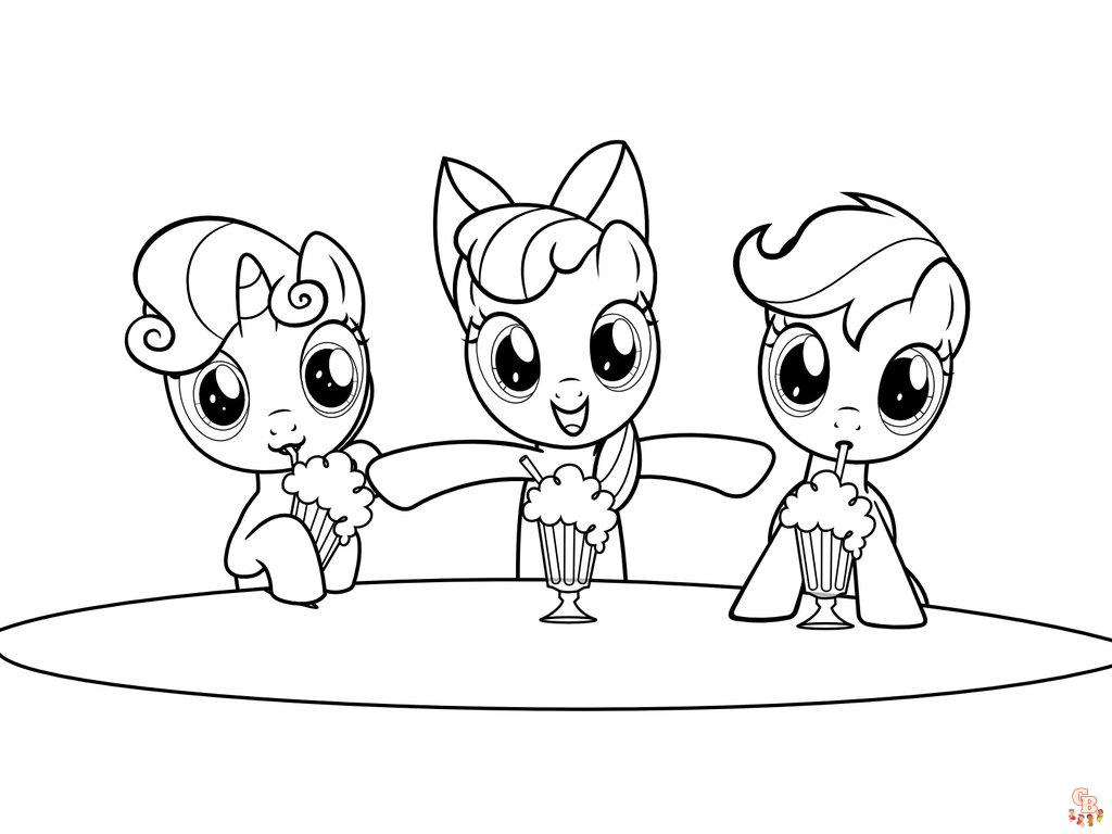 My Little Pony coloring pages for kids 32