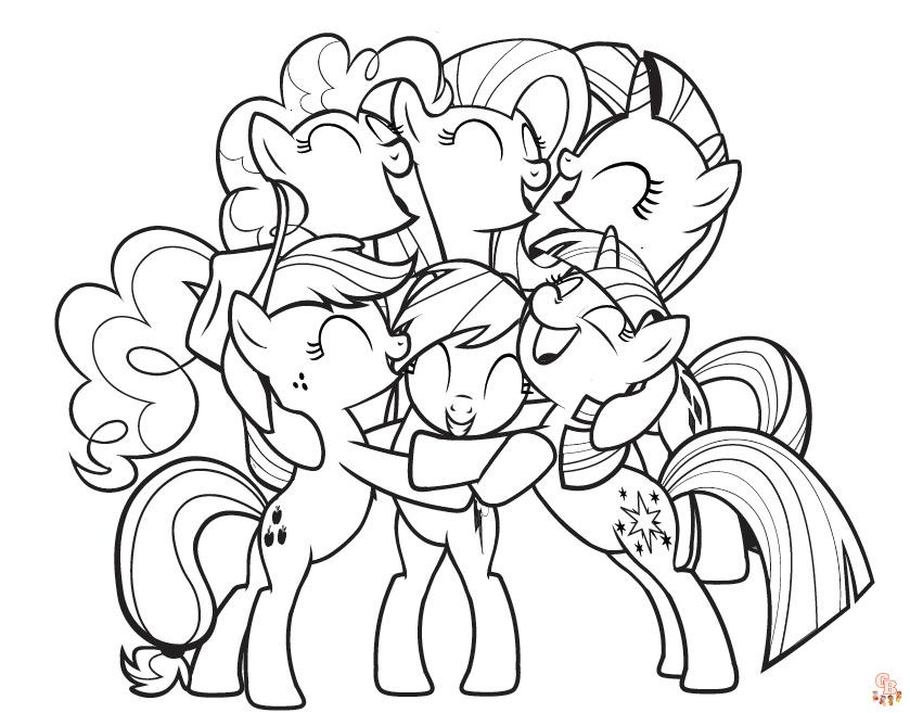 My Little Pony coloring pages for kids 33