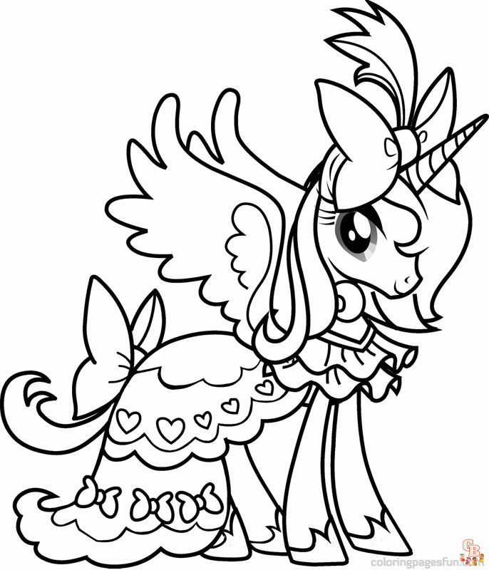 My Little Pony coloring pages for kids 34