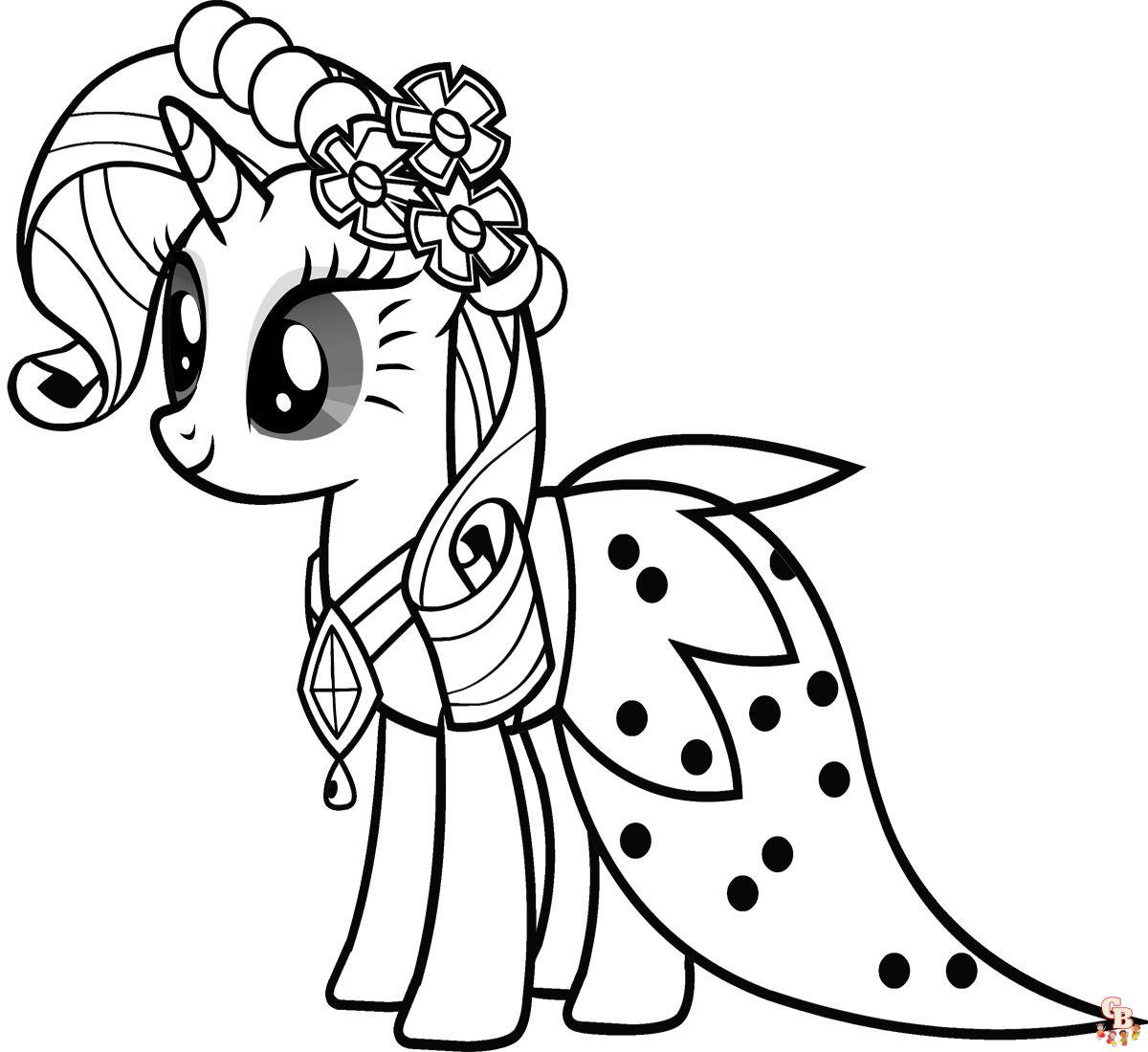 My Little Pony coloring pages for kids 35