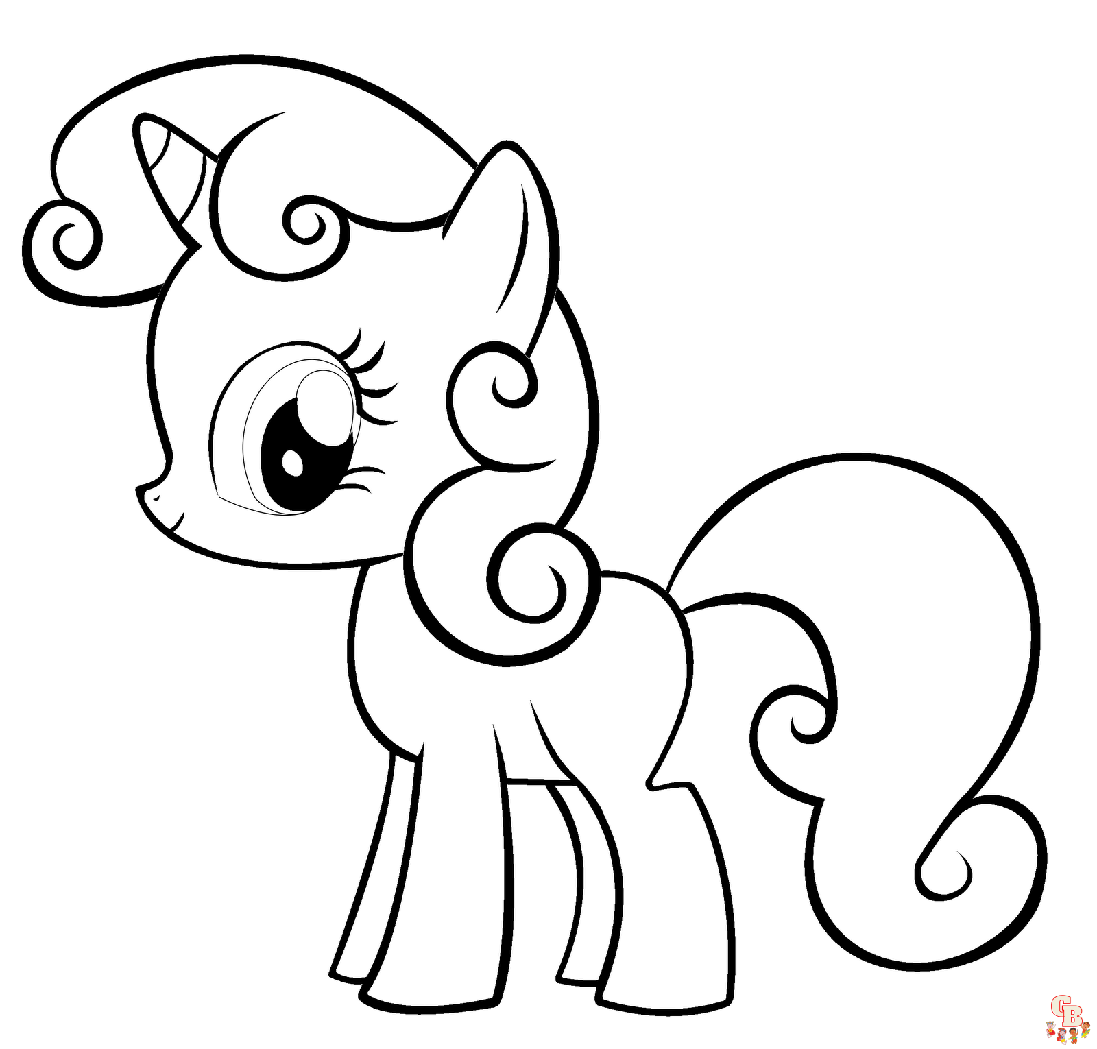 My Little Pony coloring pages for kids 38