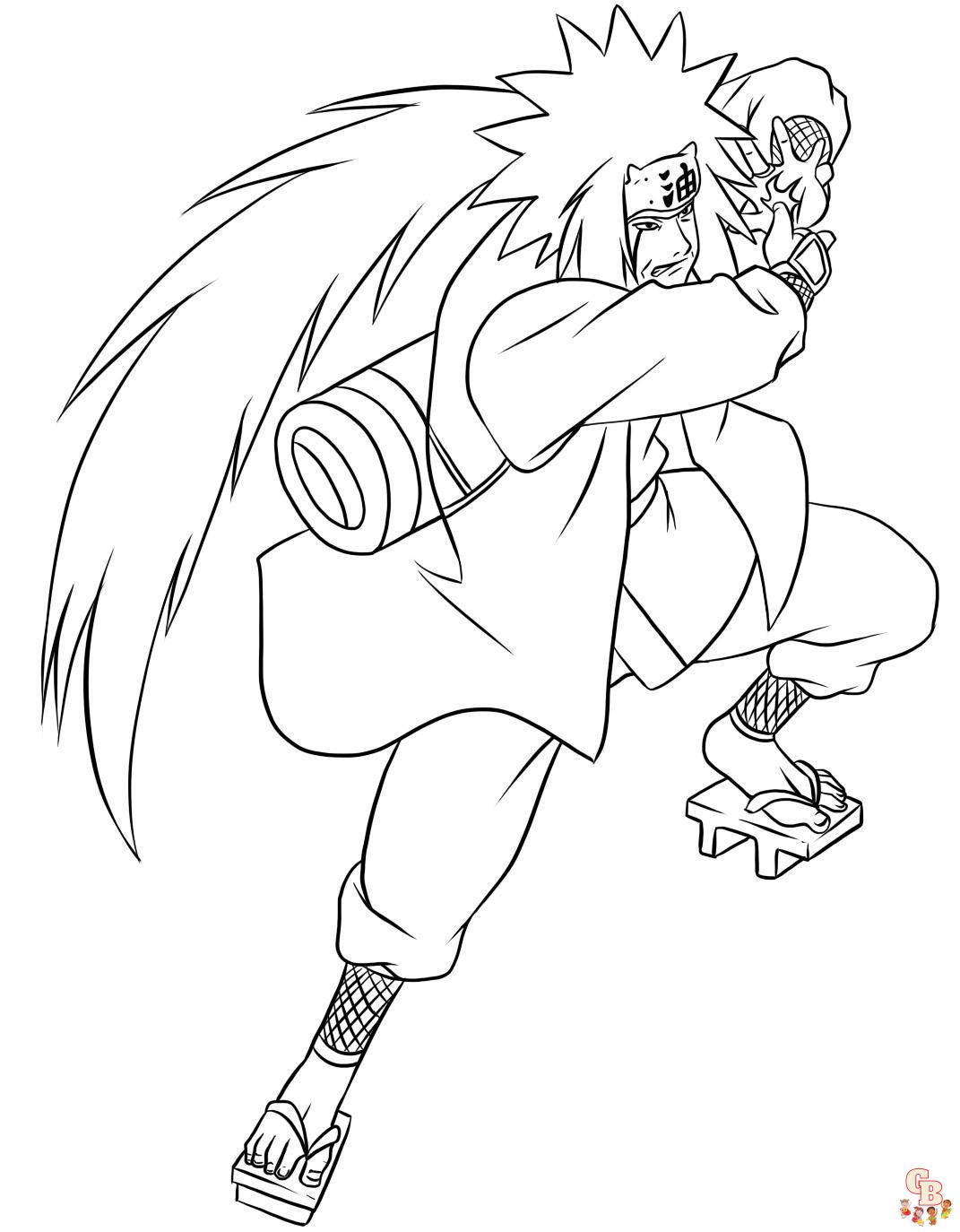 The Best Naruto coloring pages for kids 7