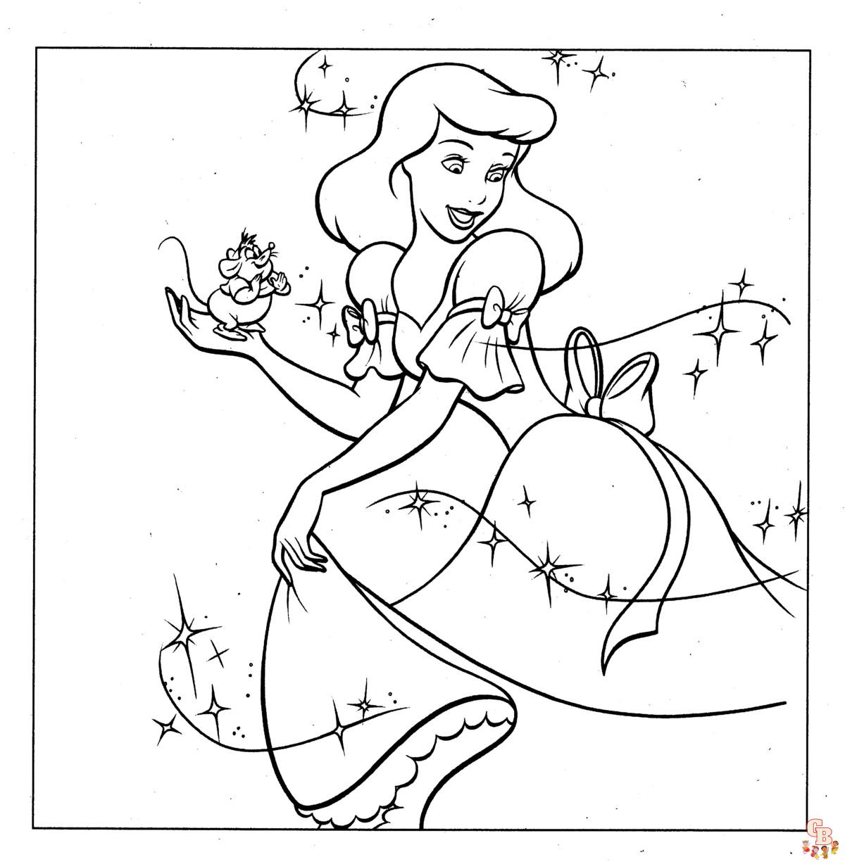 Beautiful princess coloring pages for kids 5