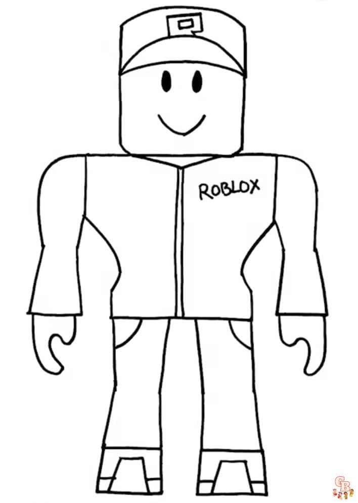 Roblox coloring pages to print for kids 21