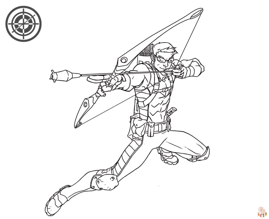 Free Printable Avengers coloring pages for kids 11
