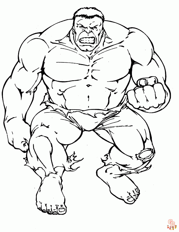 Free Printable Avengers coloring pages for kids 12