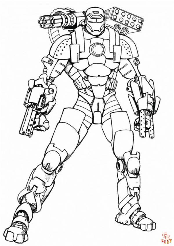 Free Printable Avengers coloring pages for kids 13