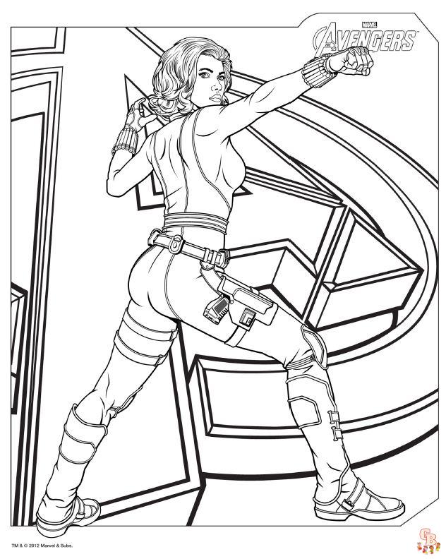 Free Printable Avengers coloring pages for kids 22