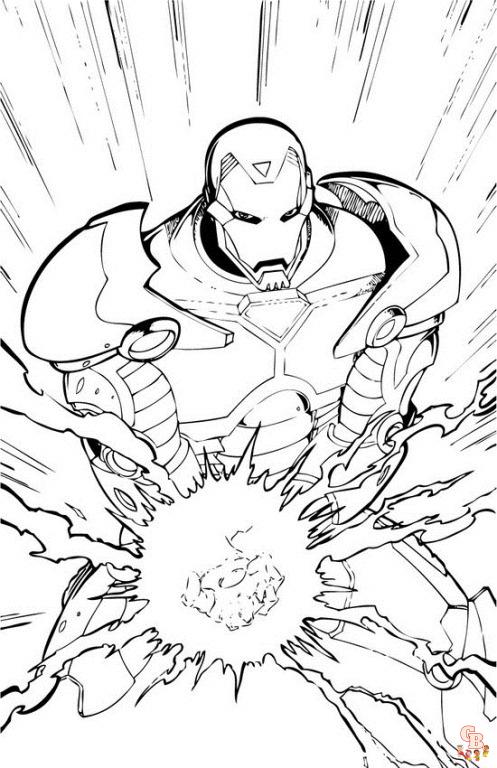 Free Printable Avengers coloring pages for kids 26