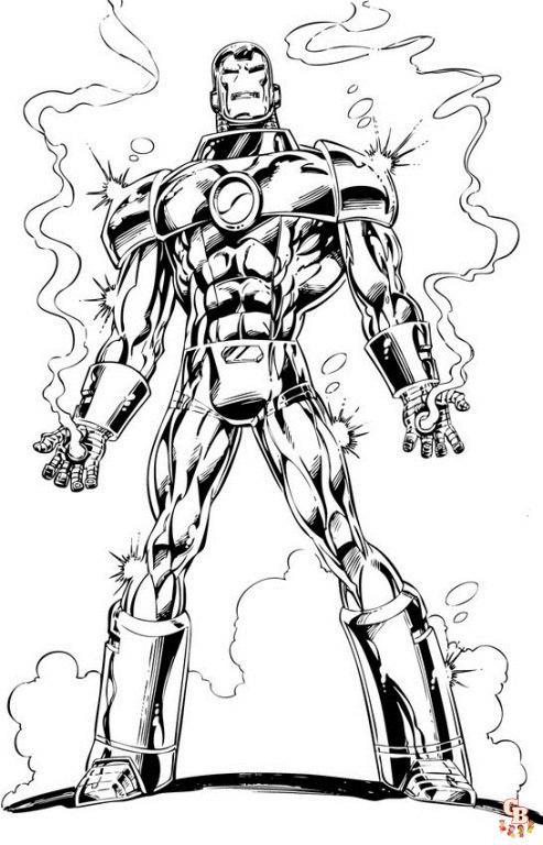 Free Printable Avengers coloring pages for kids 28