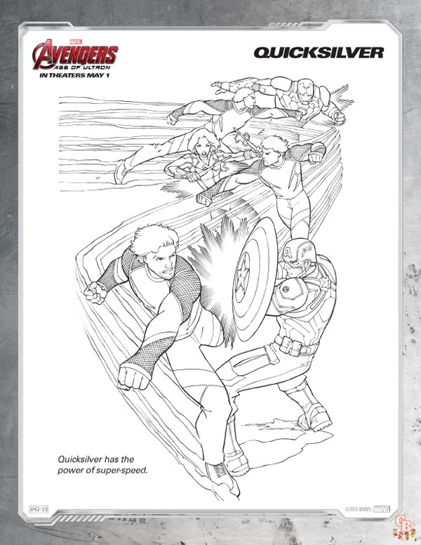 Free Printable Avengers coloring pages for kids 31