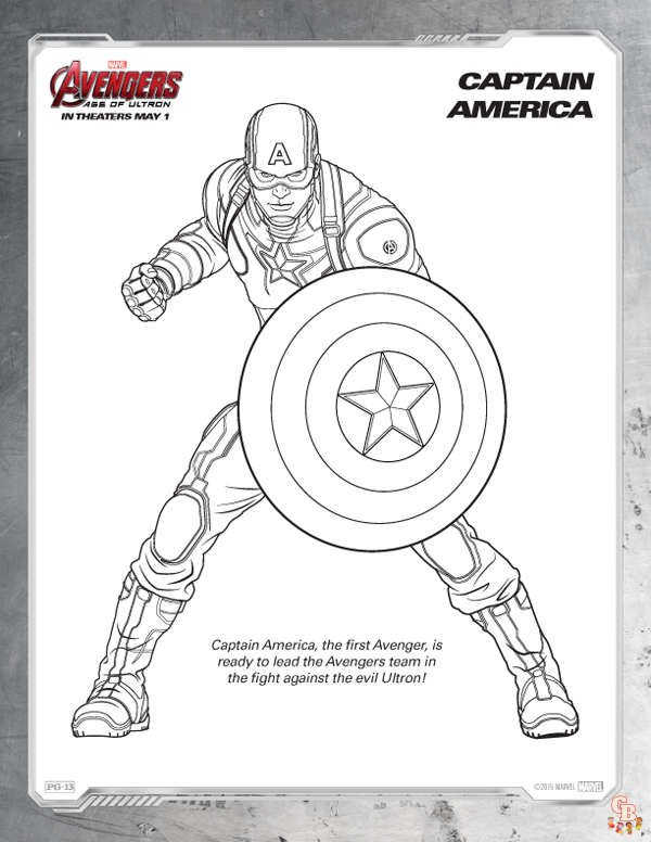 Free Printable Avengers coloring pages for kids 32