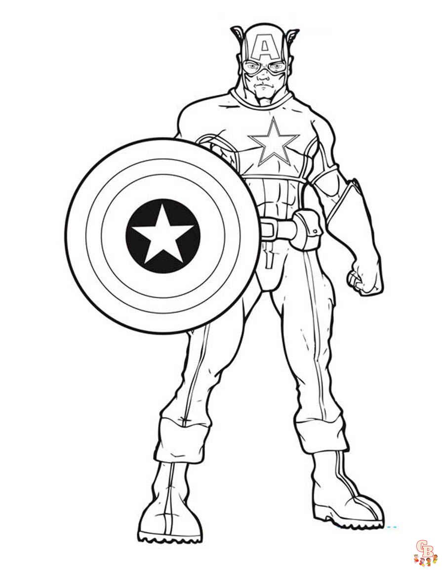Free Printable Avengers coloring pages for kids 33