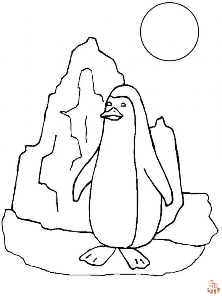 Penguin Coloring Pages printable