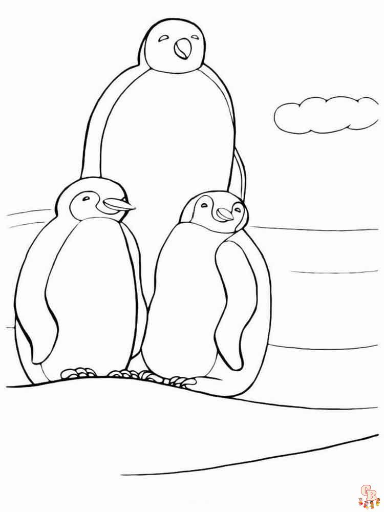 Penguin Coloring Pages printable