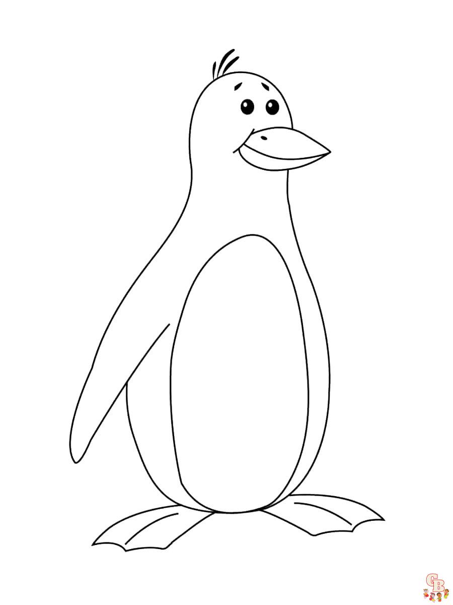 Penguin Coloring Pages