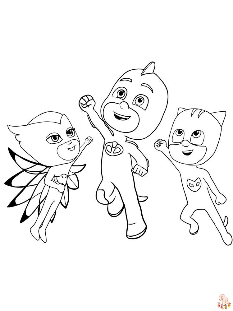 PJ Masks coloring pages for kids 44