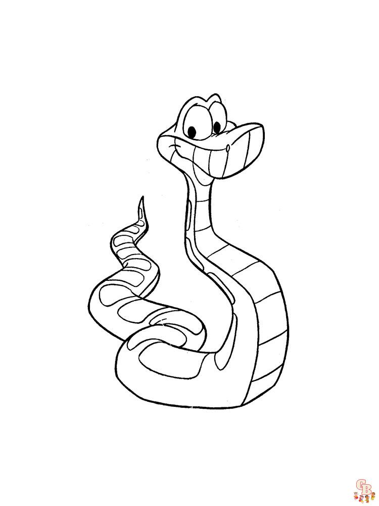 25+ Snake coloring pages for kids 29