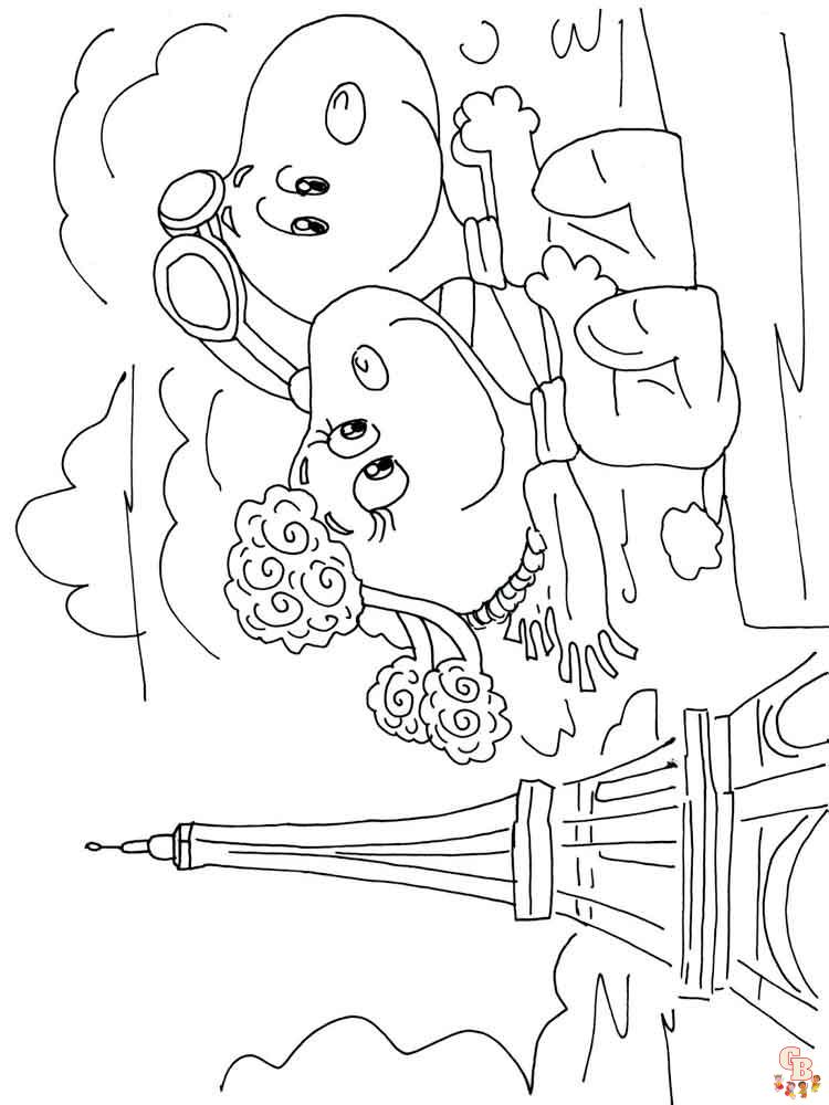 Lastest Snoopy coloring pages for kids 14