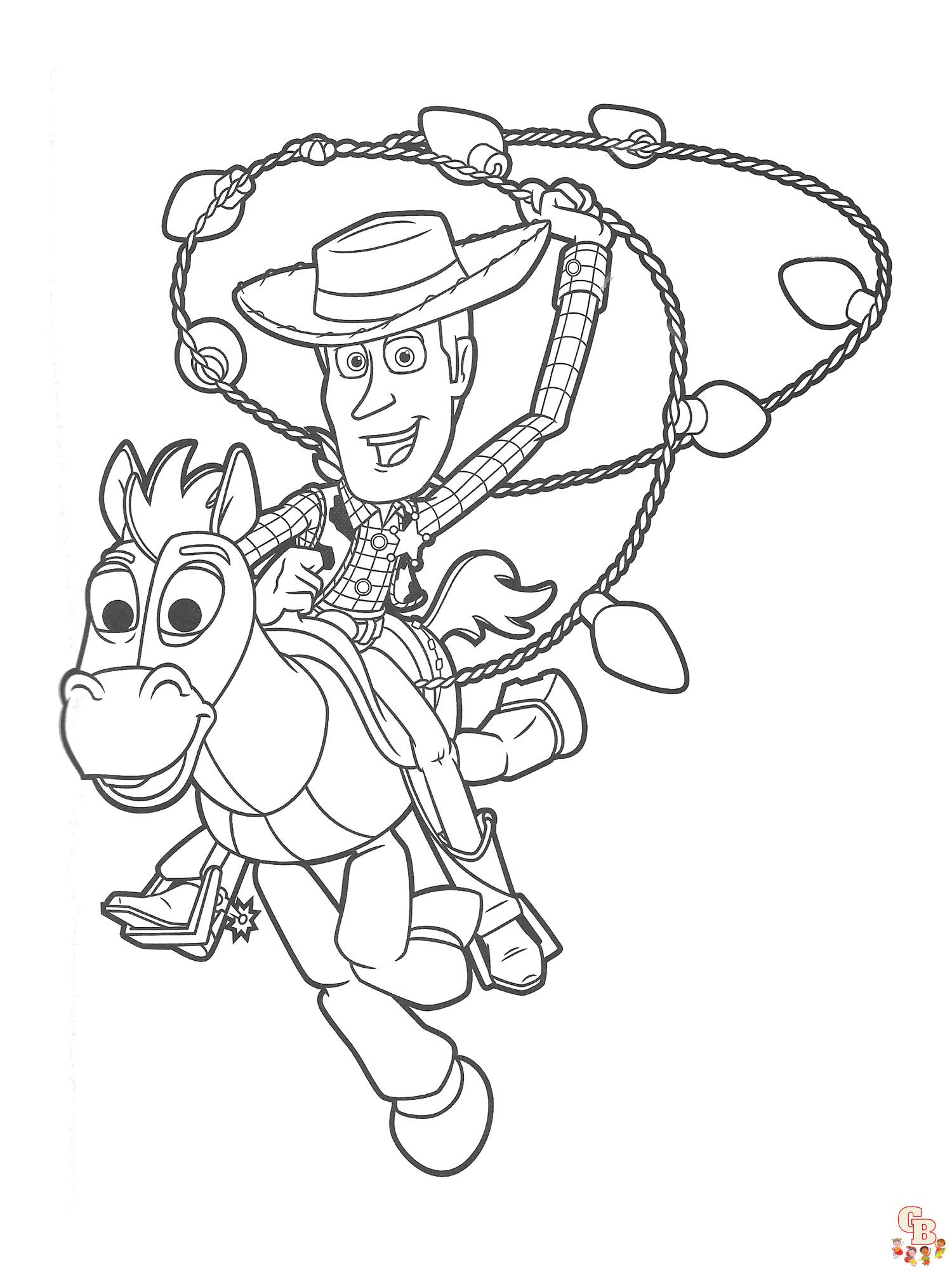 Best Toy Story coloring pages for kids 29