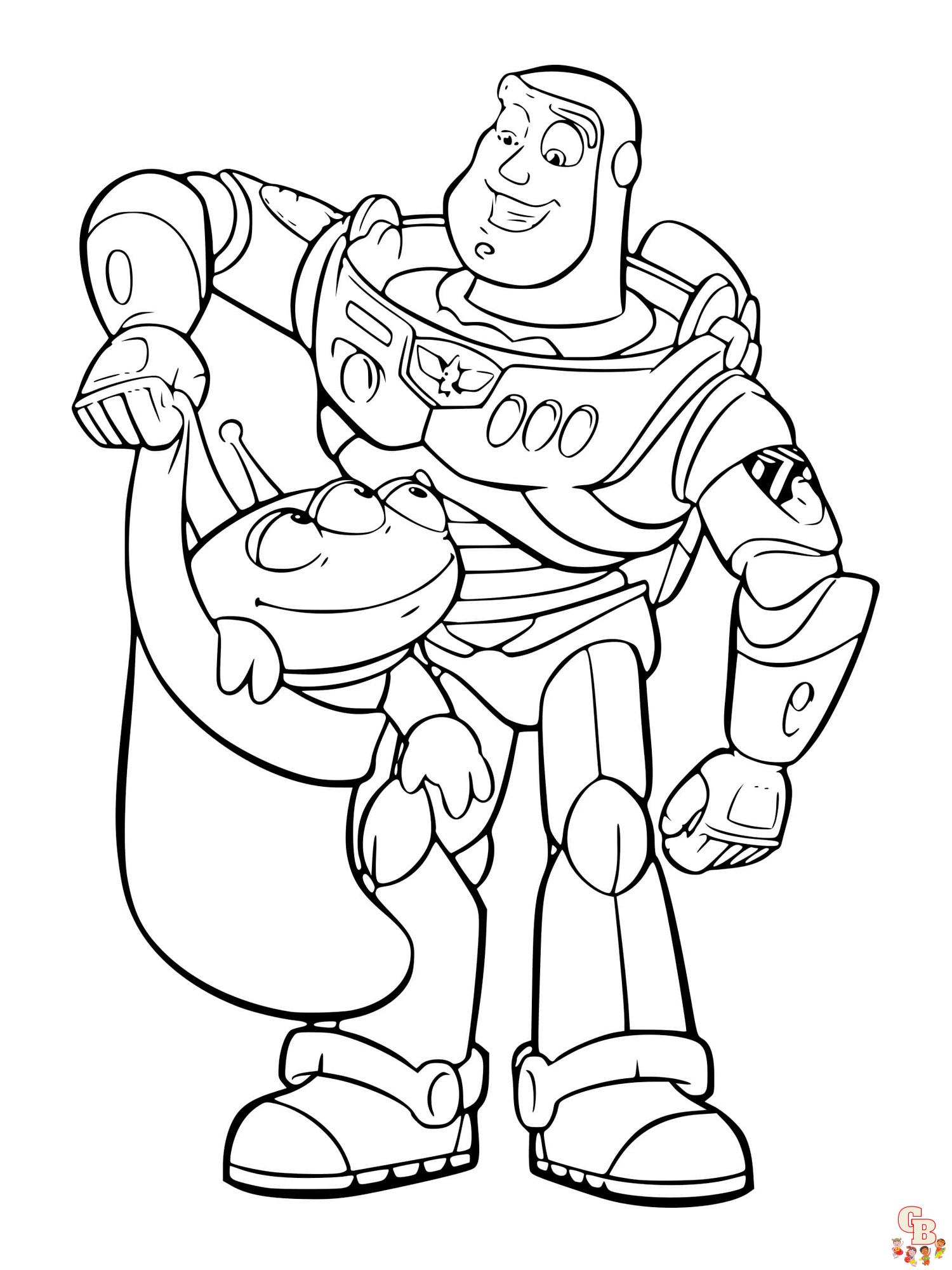 Best Toy Story coloring pages for kids 33