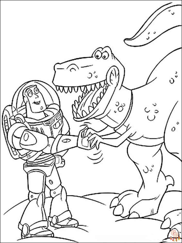 Best Toy Story coloring pages for kids 46