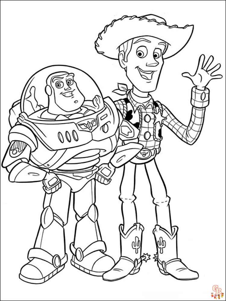 Best Toy Story coloring pages for kids 47
