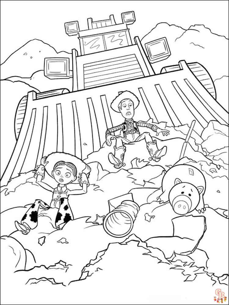 Best Toy Story coloring pages for kids 49