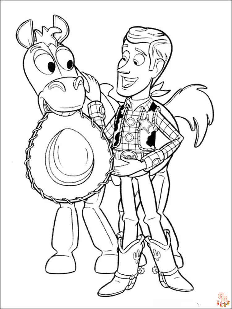 Best Toy Story coloring pages for kids 50
