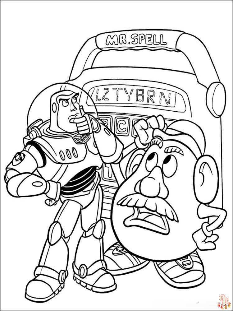 Best Toy Story coloring pages for kids 59
