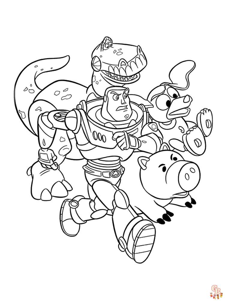 Best Toy Story coloring pages for kids 6