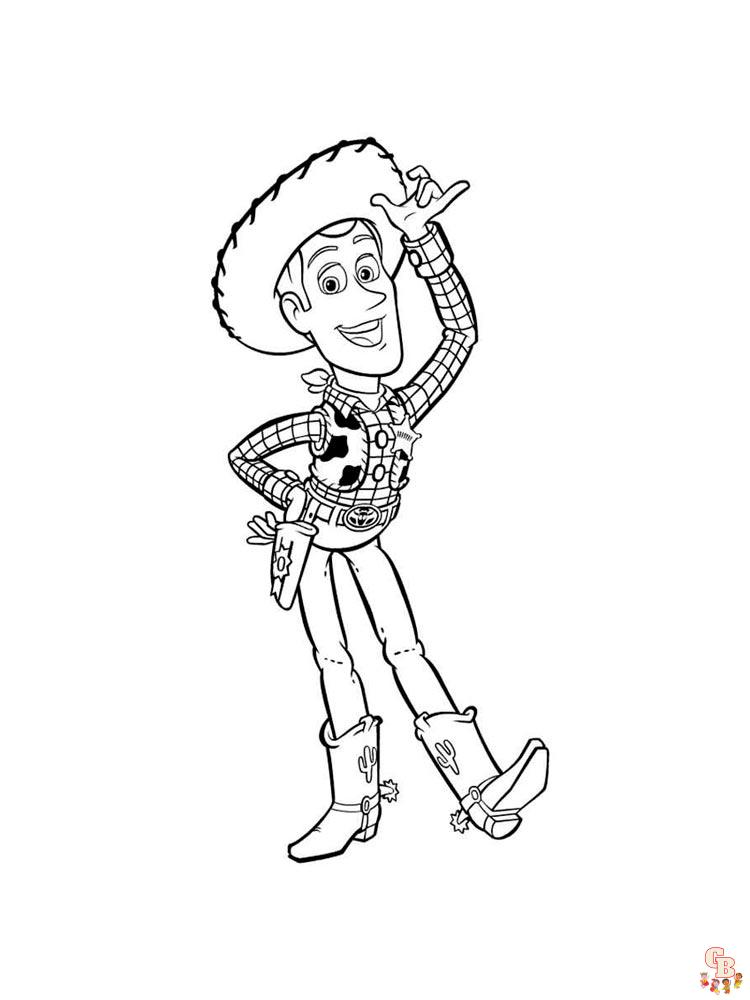 Best Toy Story coloring pages for kids 9