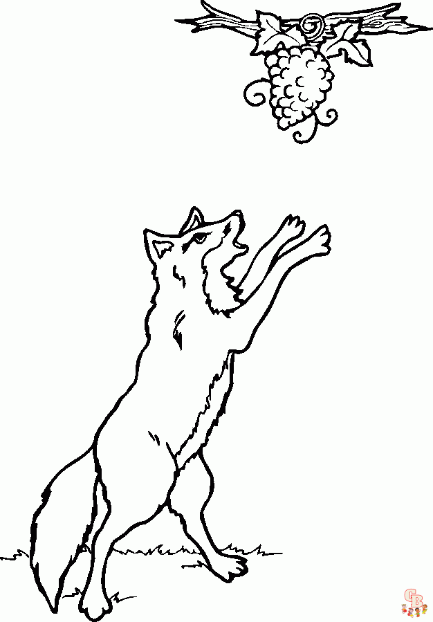 25+  Wolf coloring pages for kids 5