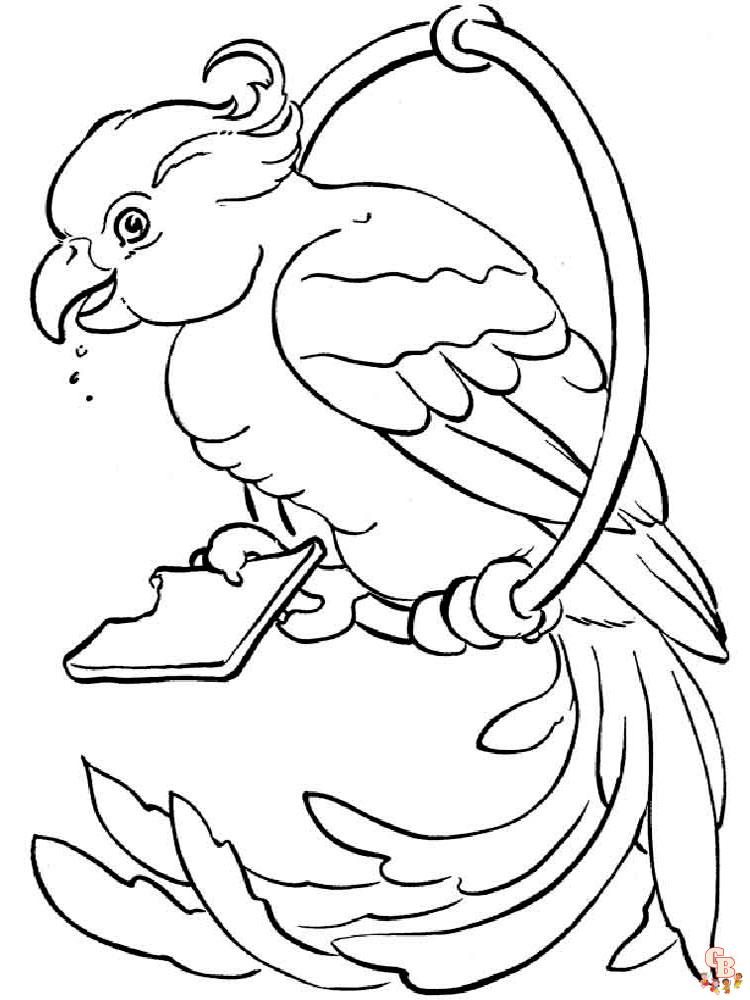 The best Parrot coloring pages 2023 11