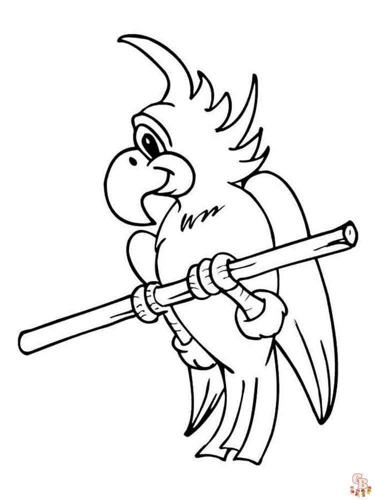 The best Parrot coloring pages 2023 17