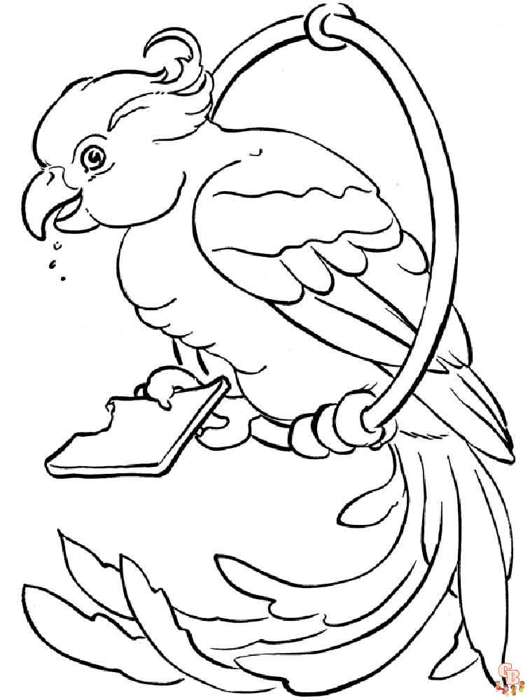 The best Parrot coloring pages 2023 18