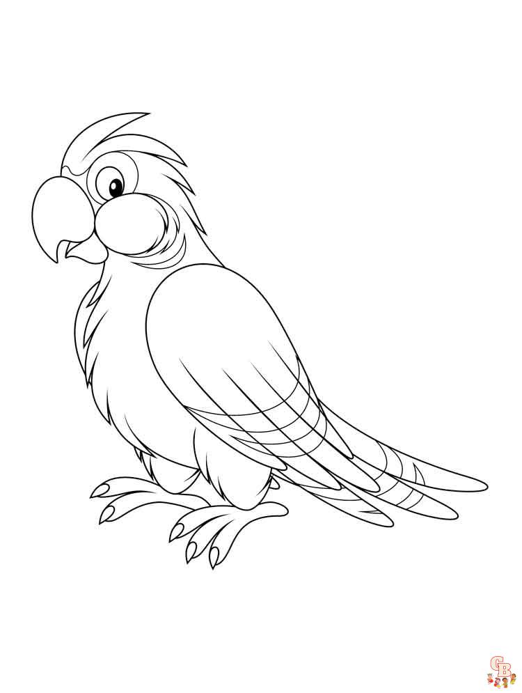 The best Parrot coloring pages 2023 31