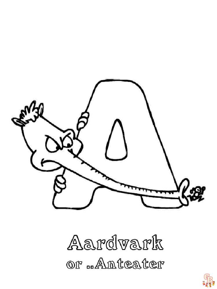 ABC Alphabet Coloring Pages 2