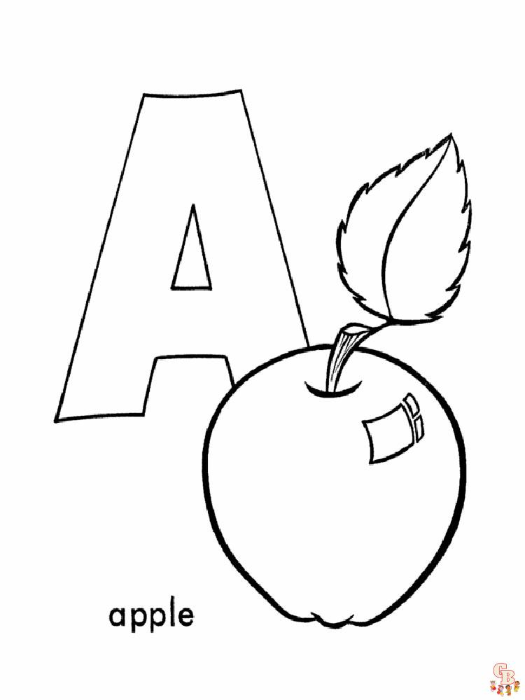 ABC Alphabet Coloring Pages 27