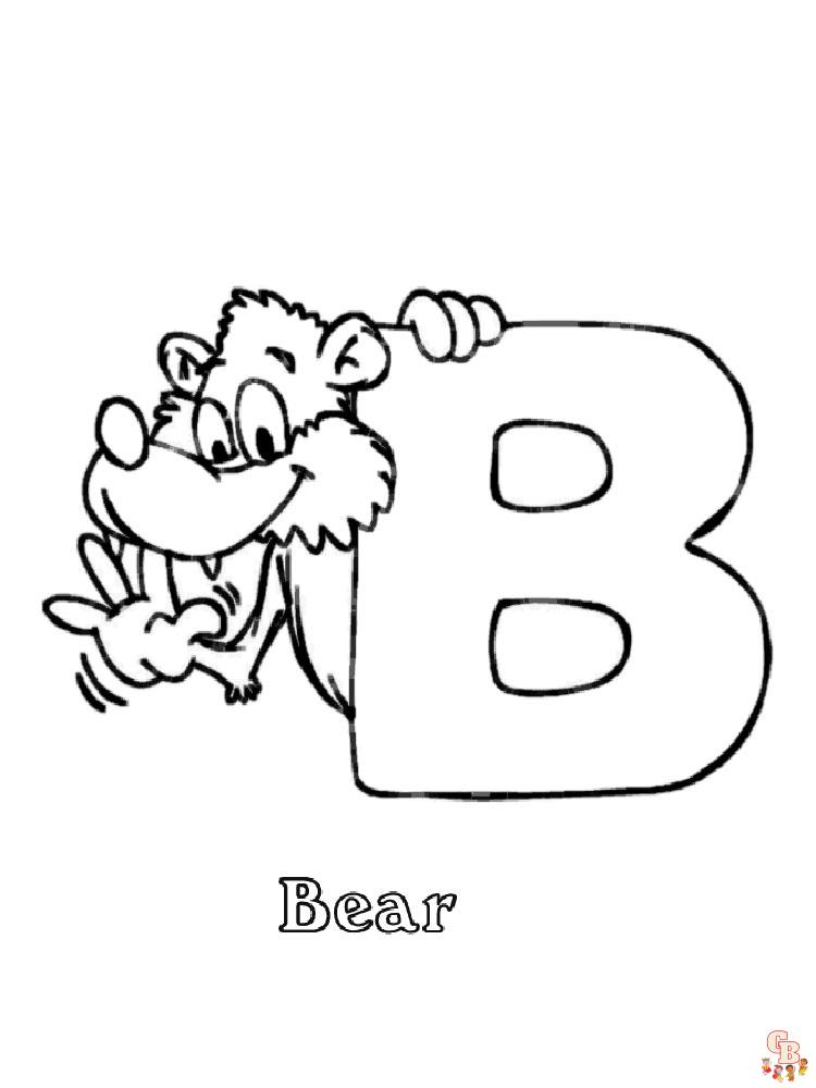 ABC Alphabet Coloring Pages 3