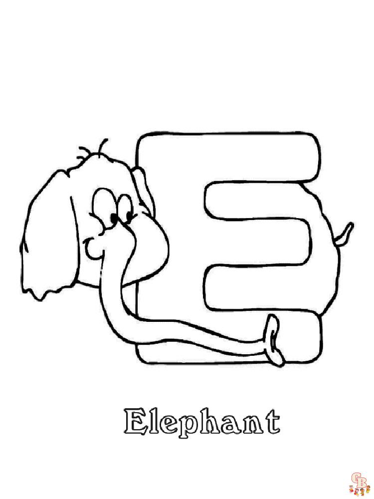 ABC Alphabet Coloring Pages 6