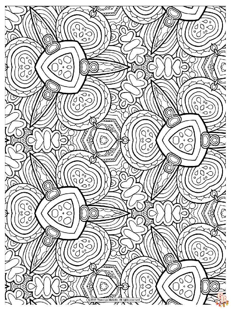 Abstract Coloring Pages Adult 12