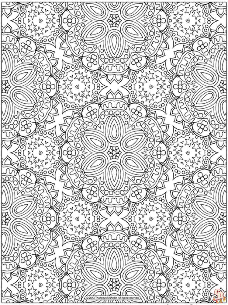 Abstract Coloring Pages Adult 13